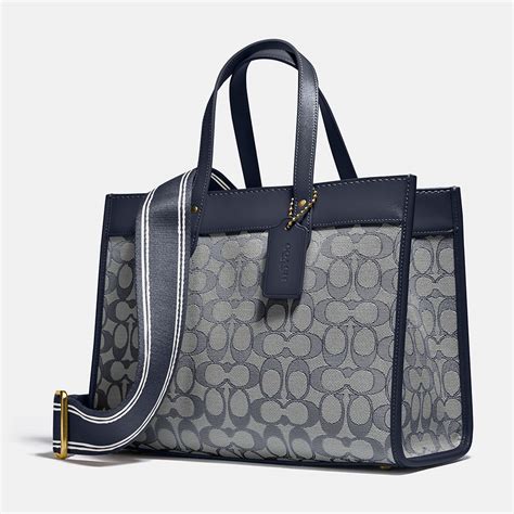 bolsa coach azul marino